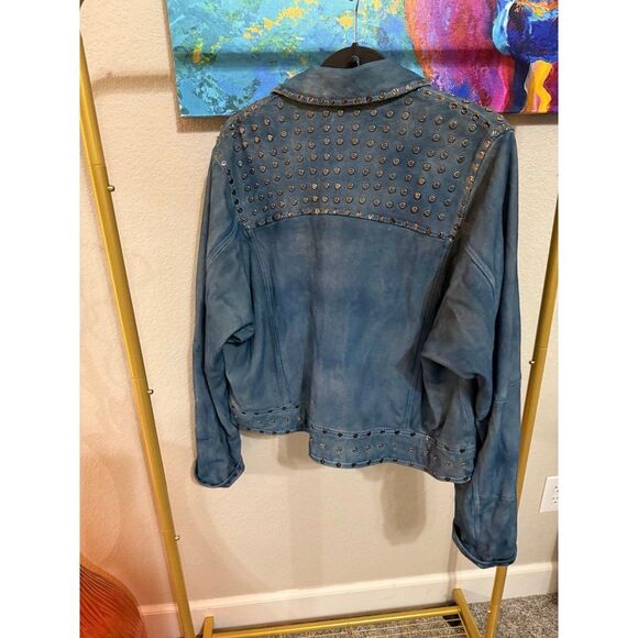 NWT We The Free Suzy Studded Suede Jacket Small - Picture 6 of 11